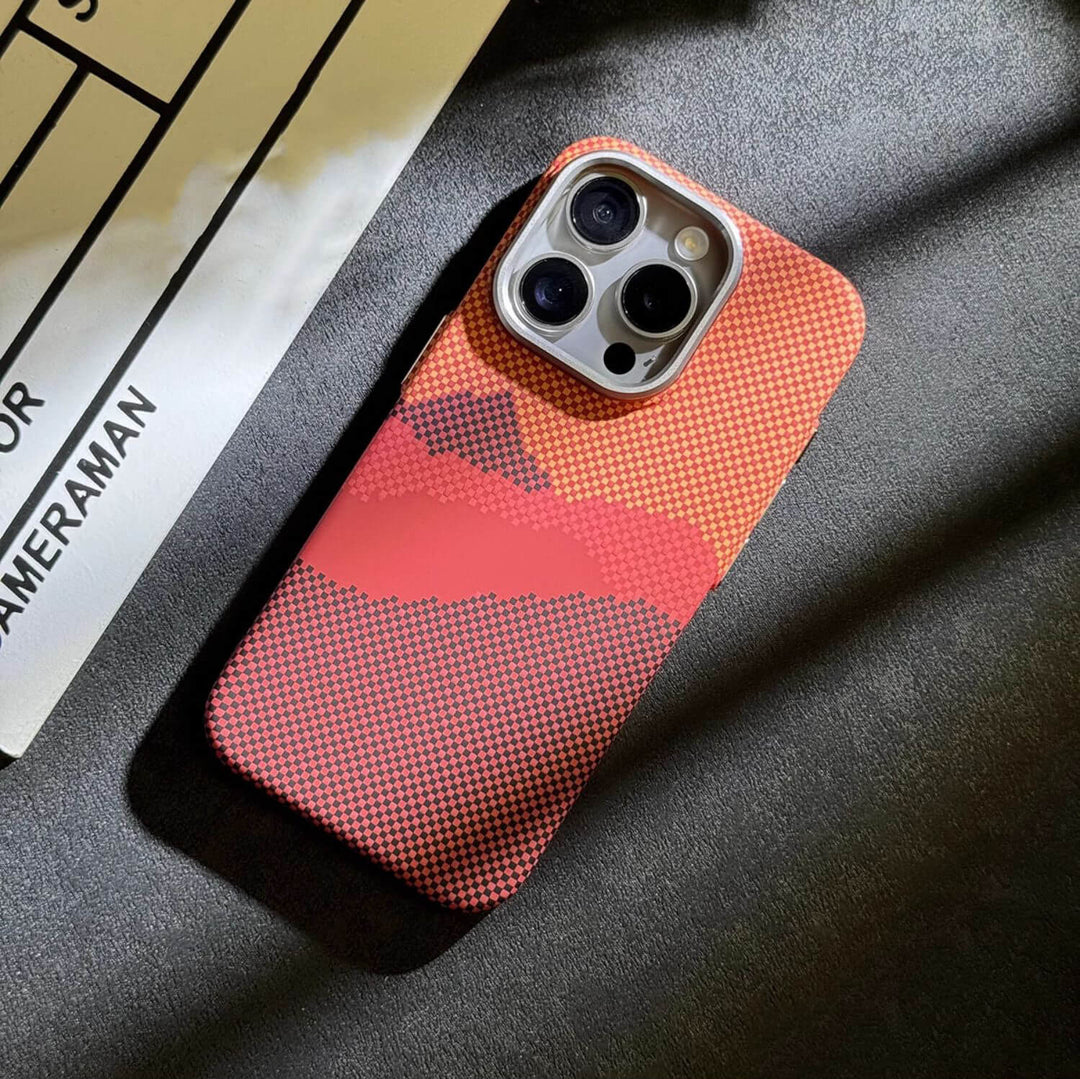 iPhone 15 Series Aramid Carbon Fiber Attractive Case With Camera Bumper