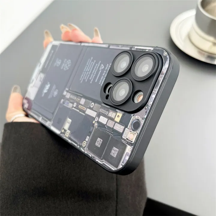 iPhone 15 Series Inside Motherboard Circuit Board Case With Camera Protection