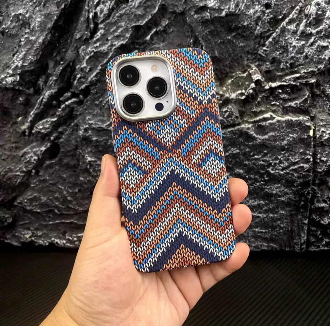 iPhone Series Creative Design Carbon Fiber Attractive Case With Camera Bumper